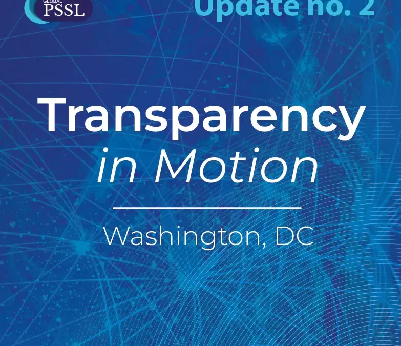 Update no. 2: Global PSSL in Washington, DC